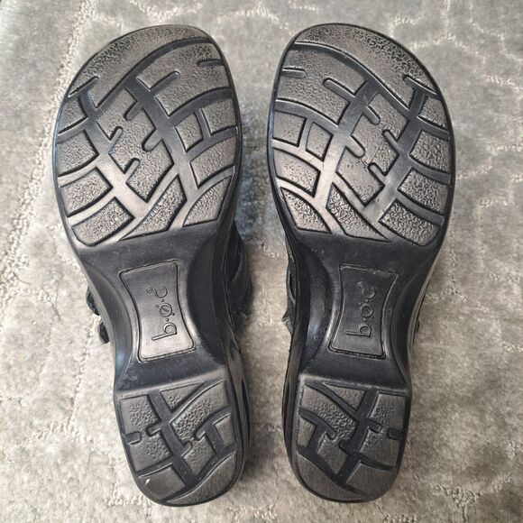 Boc Born Concept ADERYN Black Leather Clog Mules Womens Size 7M Comfort NURSING - Picture 8 of 15